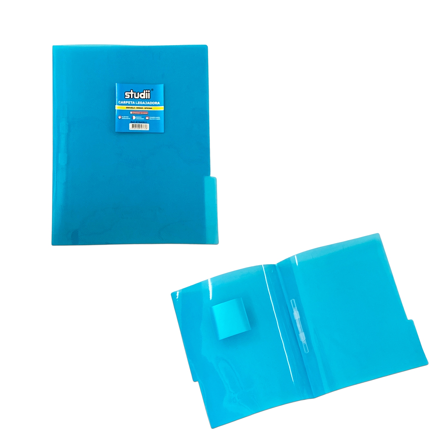 CARPETA LEGAJADORA CARTA AZUL CLARO