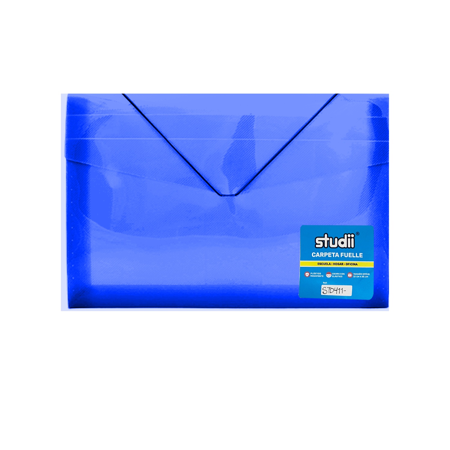CARPETA FUELLE OFICIO AZUL OSCURO