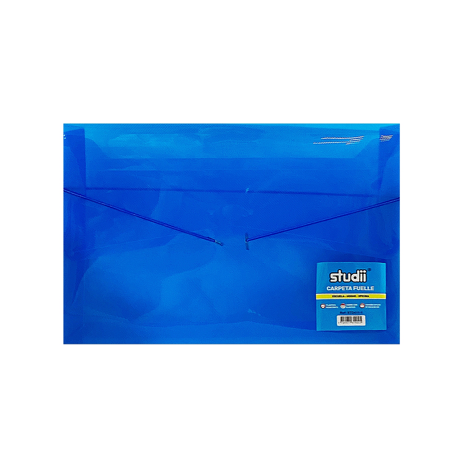 CARPETA FUELLE OFICIO AZUL OSCURO