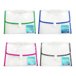 CARPETA COLORES TRANSPARENTE 12 COMPARTIMENTOS