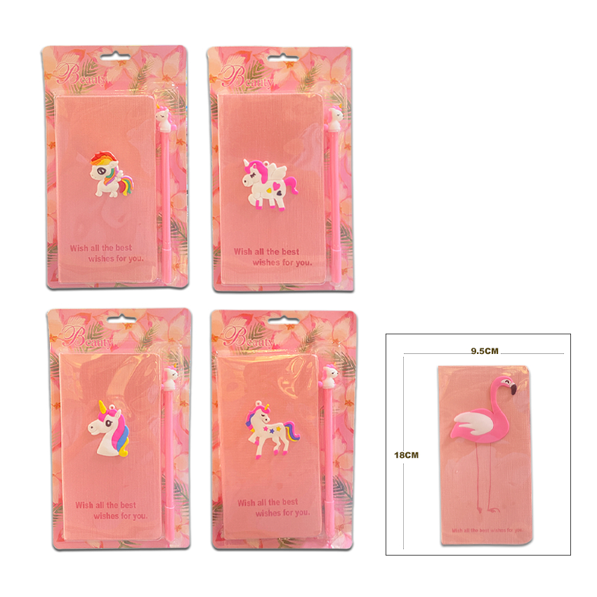 AGENDA CON LAPICERO FLAMENCO EN BLISTER