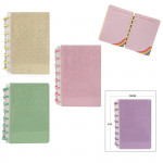 AGENDA ARGOLLADA UNICOLOR LINEAS