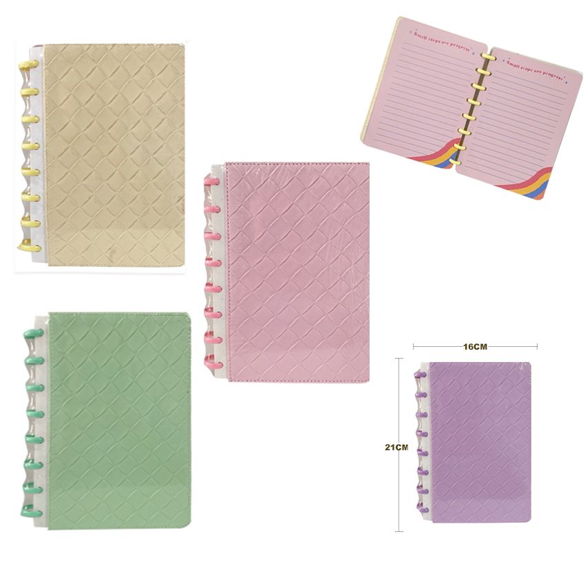 AGENDA ARGOLLADA UNICOLOR LINEAS