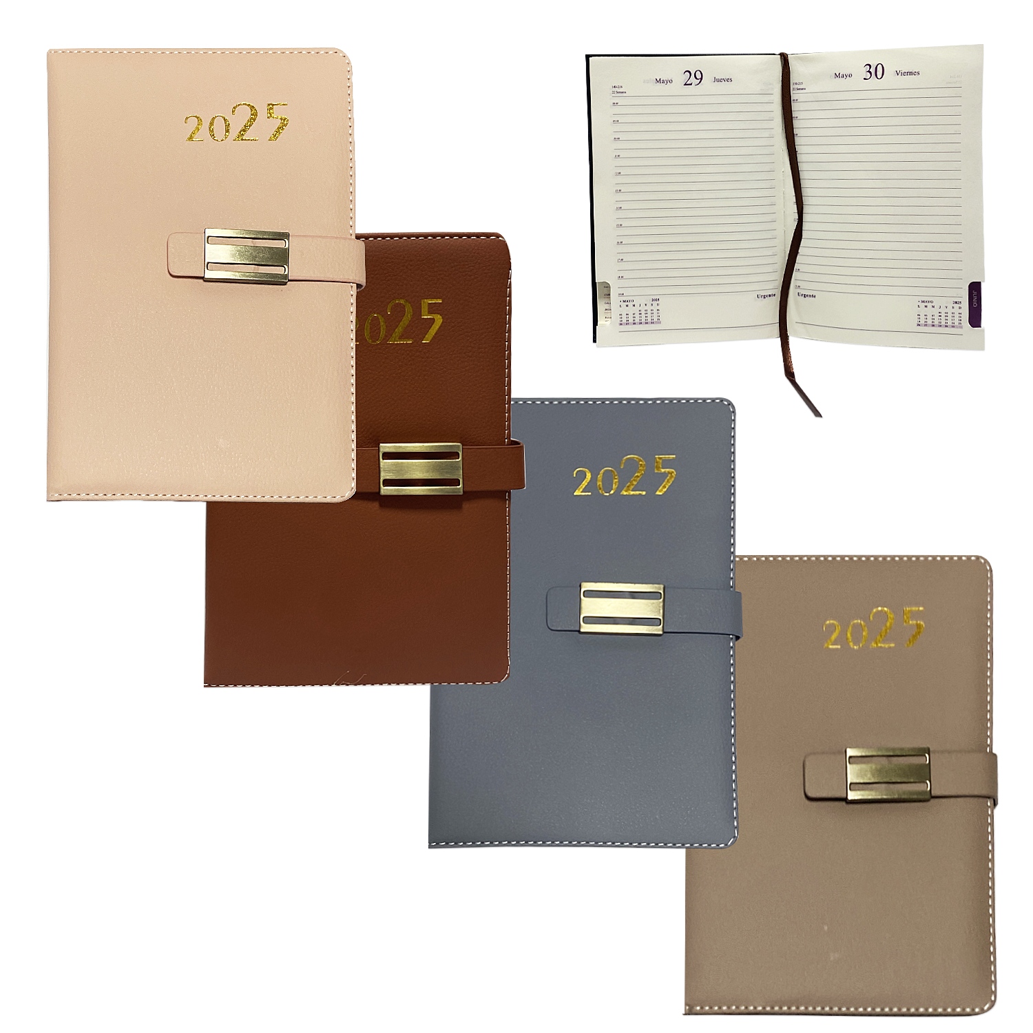 AGENDA  CON BROCHE IMANADA 2025 LINEAS