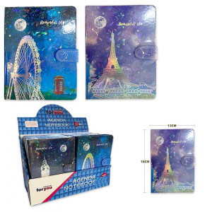 AGENDA ESTAMPADA CUADROS (CJX12)