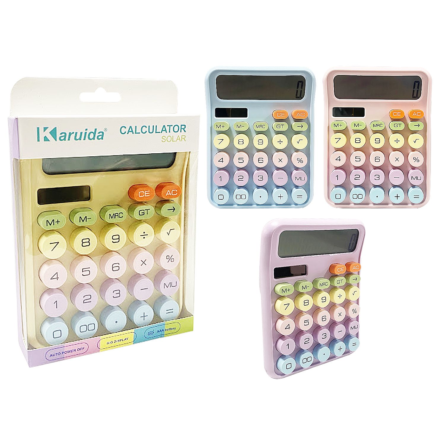 CALCULADORA COLORES PASTEL