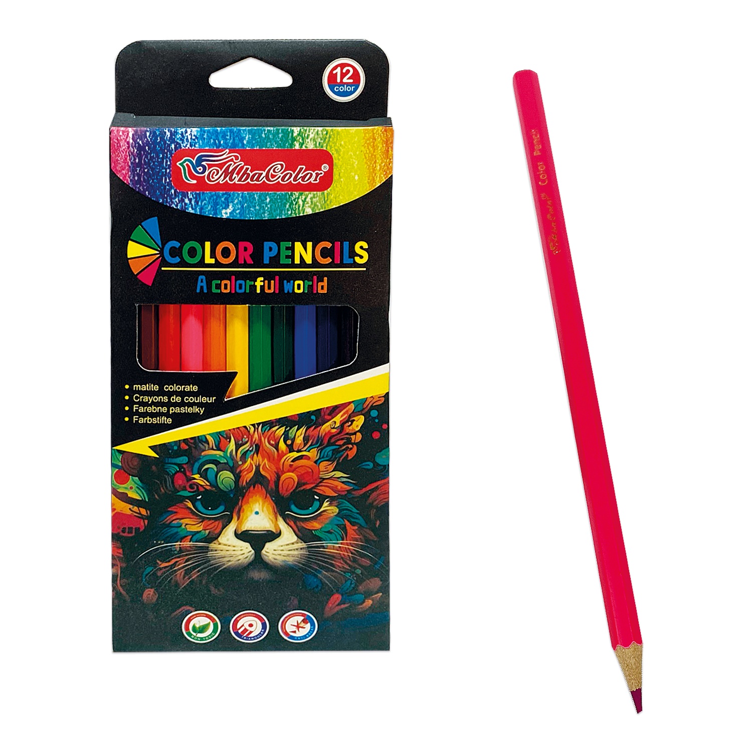 CAJA COLOR LARGO X12 (PQTX12)