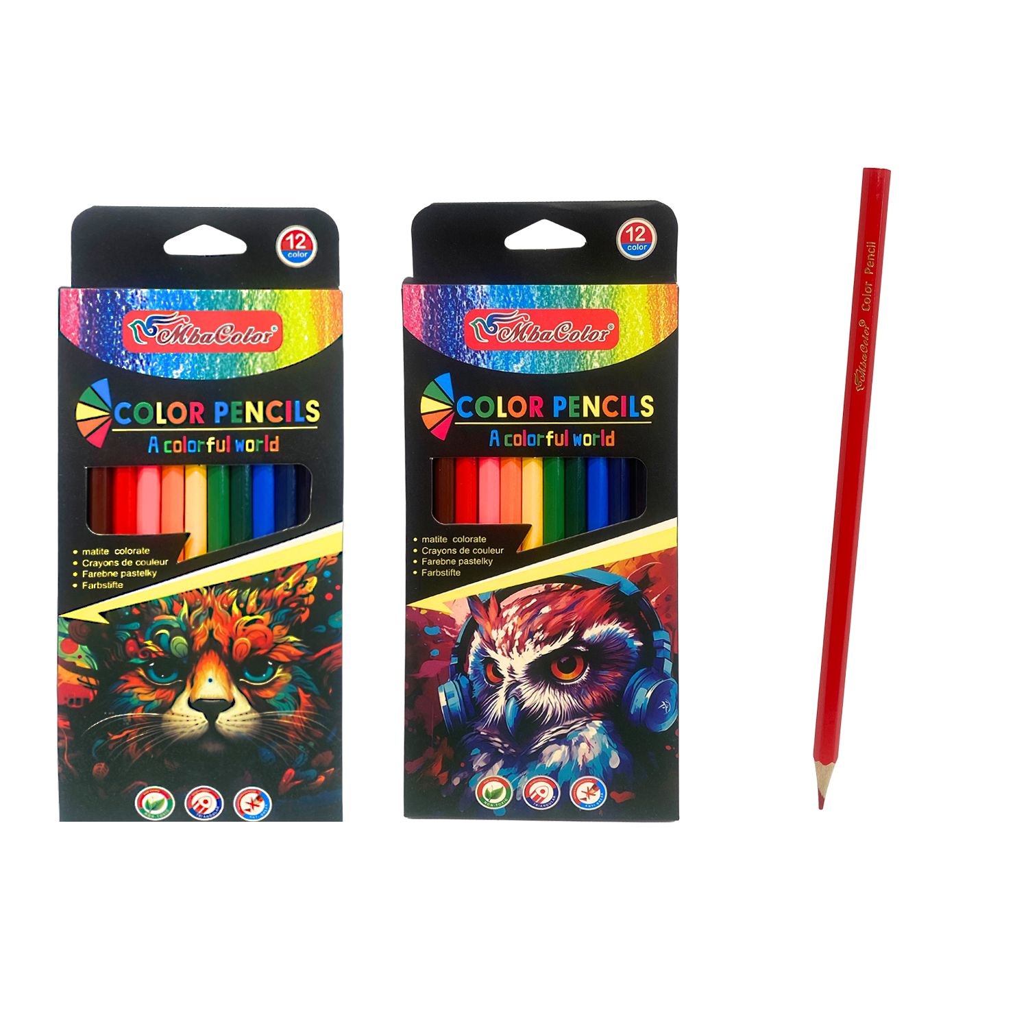 CAJA COLOR LARGO X12 (PQTX12)