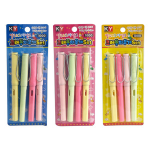 SET LAPIZ PUNTA INFINITA CON BORRADOR X4 (PQTX12)