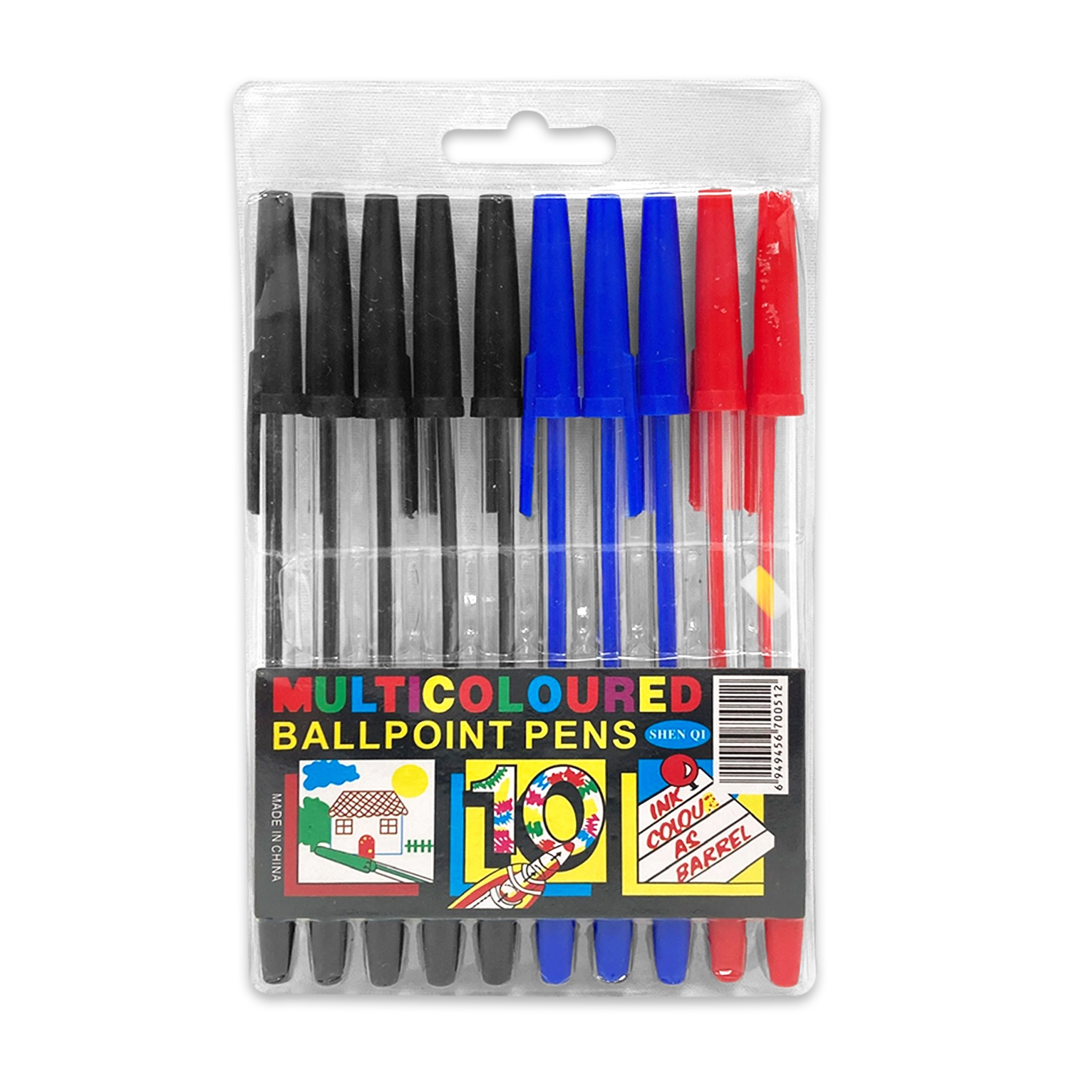 SET LAPICERO SURTIDO X10 (PQTX20)