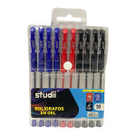 SET LAPICERO GEL X10 (CJX16)