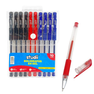 SET LAPICERO GEL X10 (CJX16)