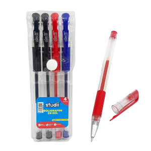 SET LAPICERO GEL X4 (CJX24)