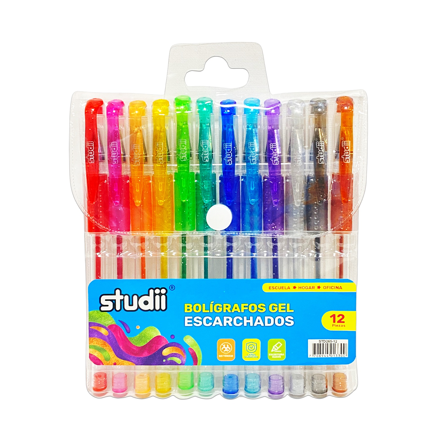 SET LAPICERO GEL ESCARCHADO X12 (CJX12)