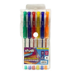 SET LAPICERO ESCARCHADO X6 (CJX24)