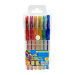 SET LAPICERO ESCARCHADO X6 (CJX24)