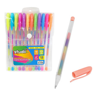 SET LAPICERO GEL MULTICOLOR X12 (CJX20)