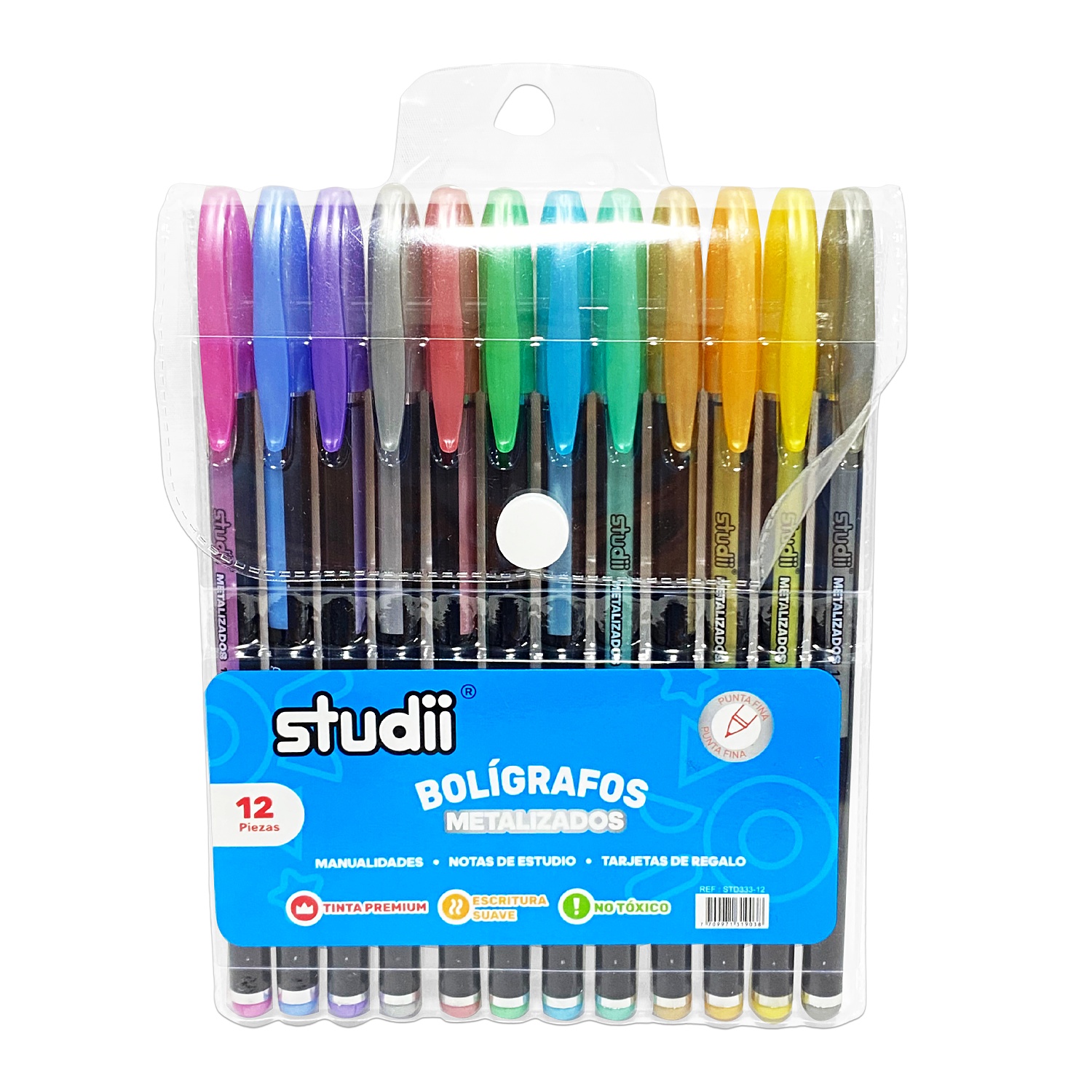 SET LAPICERO METALIZADO X12 (CJX30)