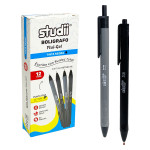 CAJA LAPICERO SEMIGEL NEGRO X12