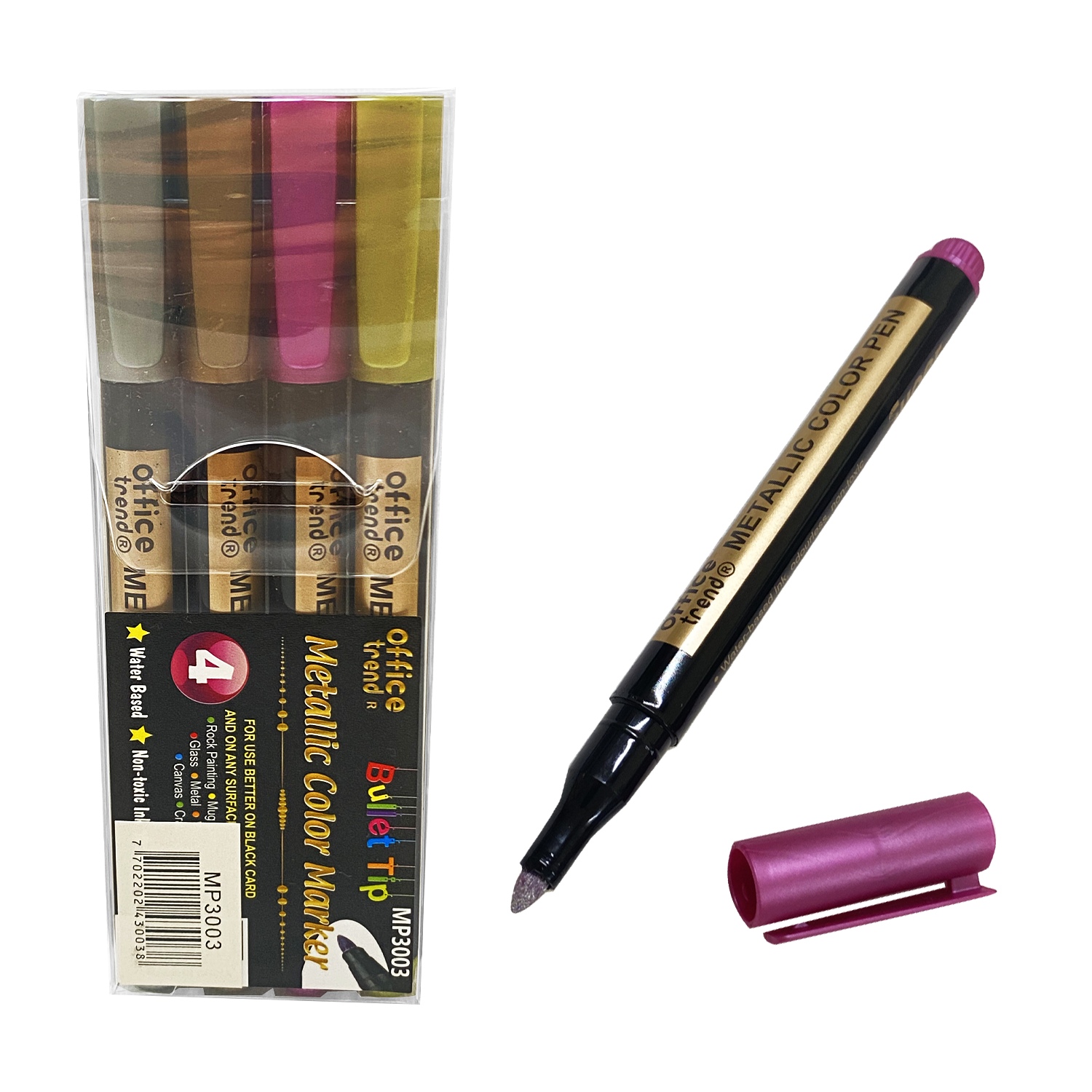 SET MARCADOR METALIZADO X4 (CJX90)