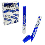 CAJA MARCADOR AZUL PERMANENTE X12