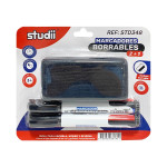 SET MARCADOR BORRABLE X2 CON BORRADOR (CJX60)