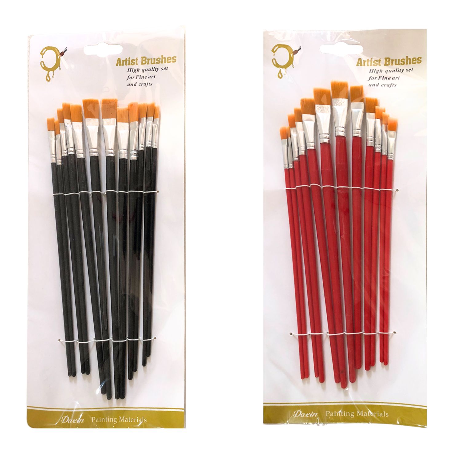 SET PINCEL PLANO N/R X12 (PQTX12)