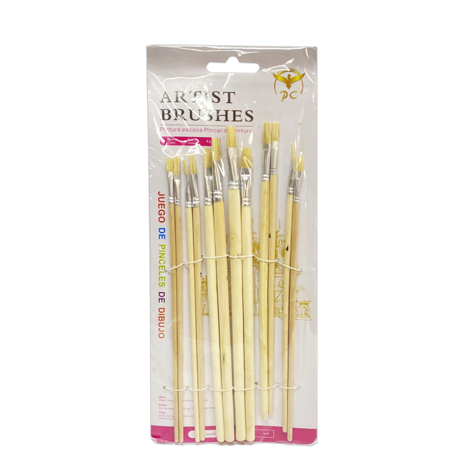 SET PINCEL PLANO X12 (PQTX12)