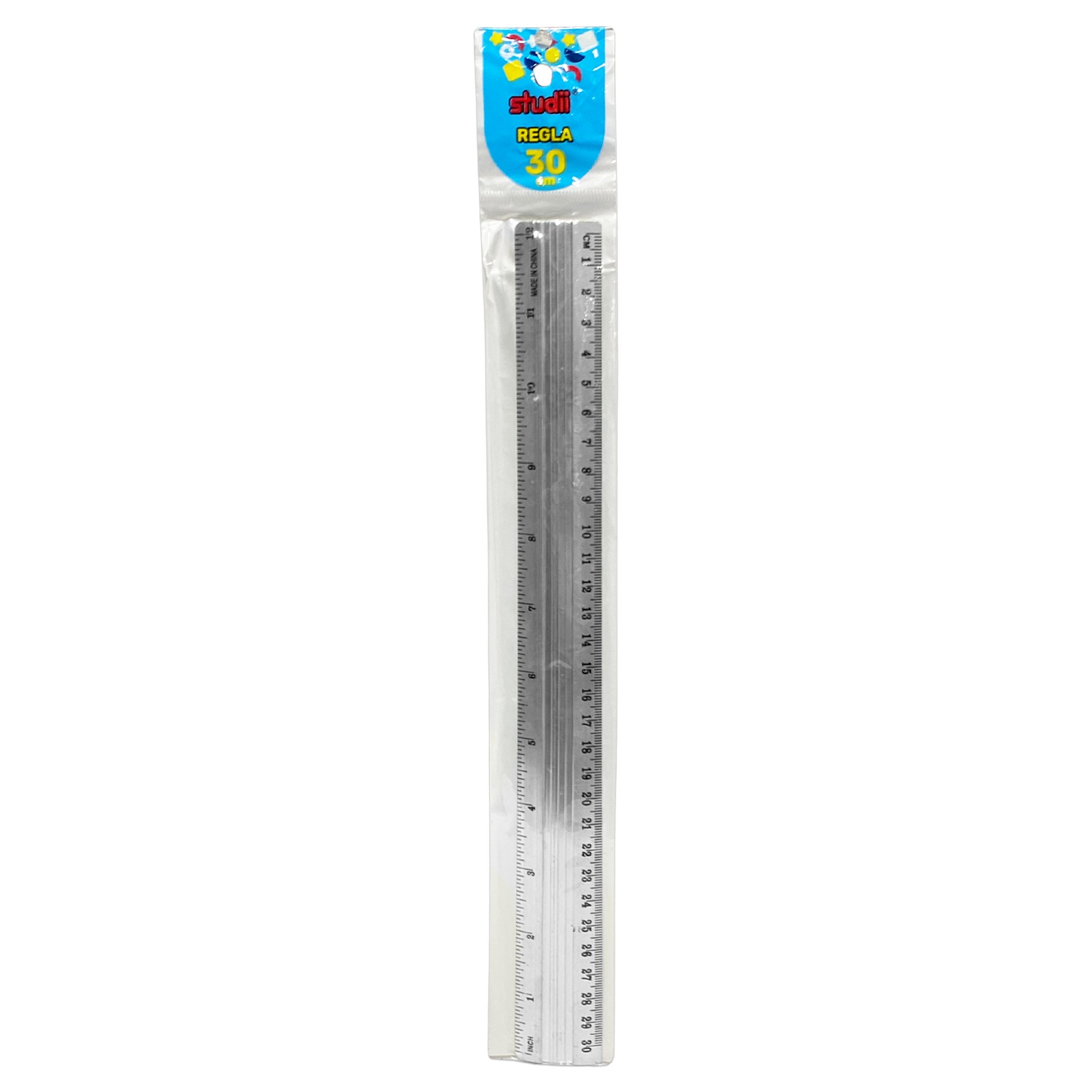 REGLA METALICA 30CM (PQTX48)