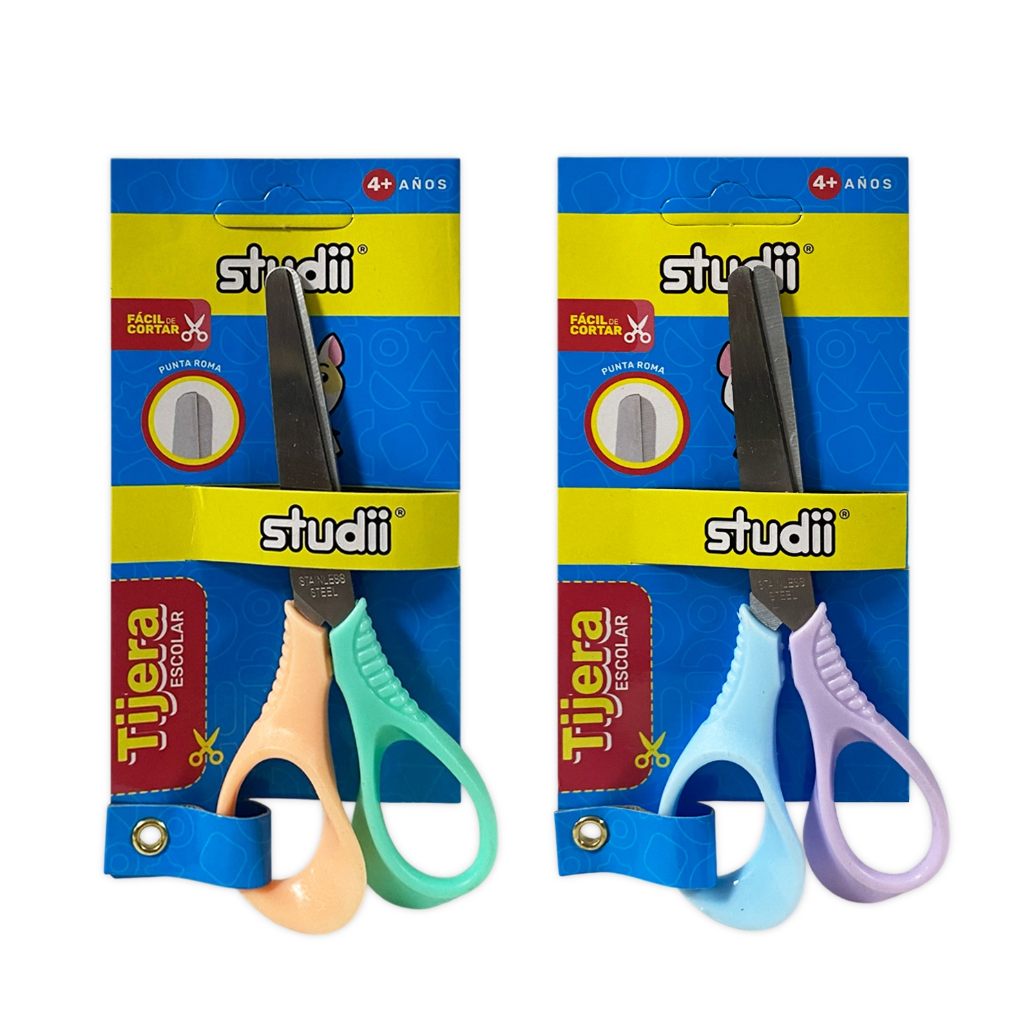 TIJERA PUNTA ROMA COLOR PASTEL (CJX24)