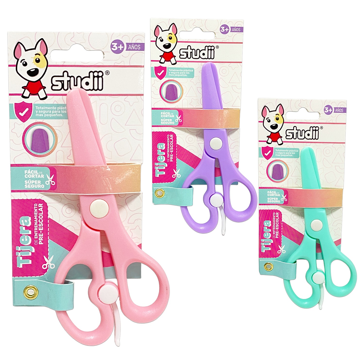 TIJERA DE ENTRENAMIENTO PRE-ESCOLAR COLOR PASTEL (CJX24)