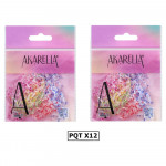 CAUCHO PELUQUERO TRASPARENTE PUNTOS AKARELLA 3884-22/388422 (PQTX12)