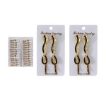 PINZA DE CABELLO RELIEVE DK-1830-3 (PQTX12)