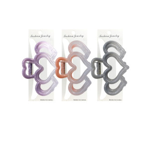 GANCHO PARA CABELLO CORAZON COLORES SURTIDOS DK-3133-2