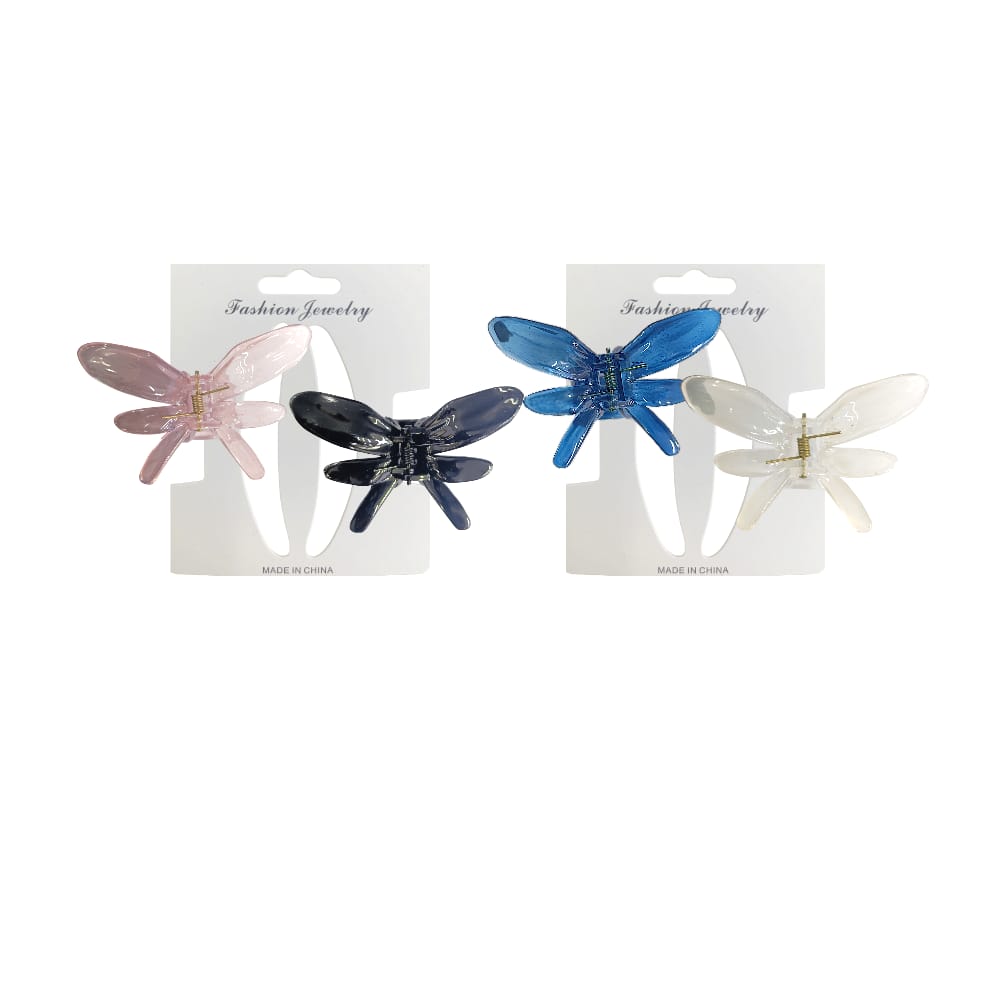 GANCHO MARIPOSA X2 COLORES SURTIDOS DK-3134-15 (PQTX12)