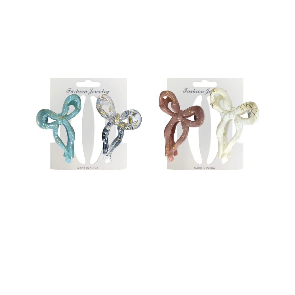 GANCHO PARA CABELLO COLORES SURTIDOS DK-3134-6 (PQTX12)