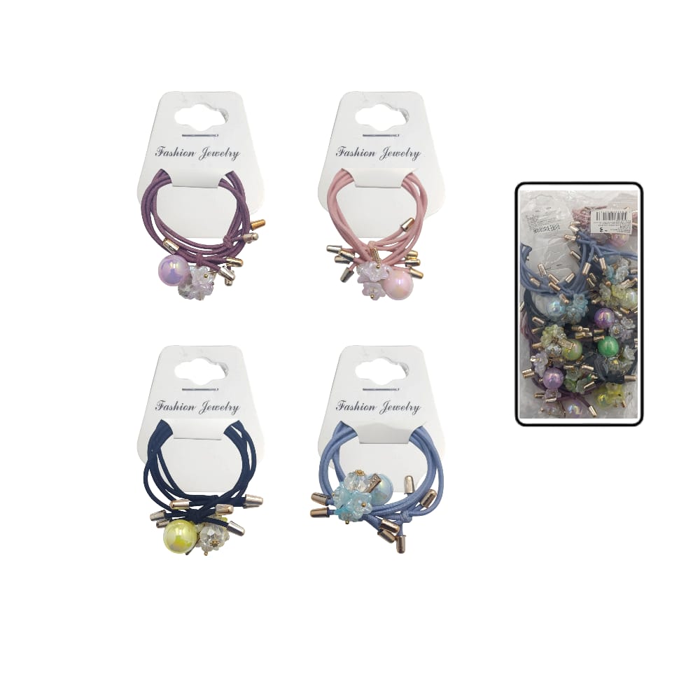 SET DE COLERO FLOR PERLA TORNASOL DK-3207-3 (PQTX12)