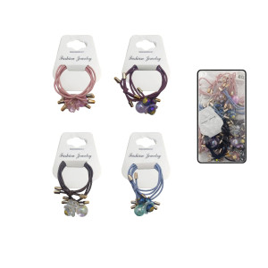 SET DE COLERO LUJO PERLA FLOR DK-3207-5 (PQTX12)