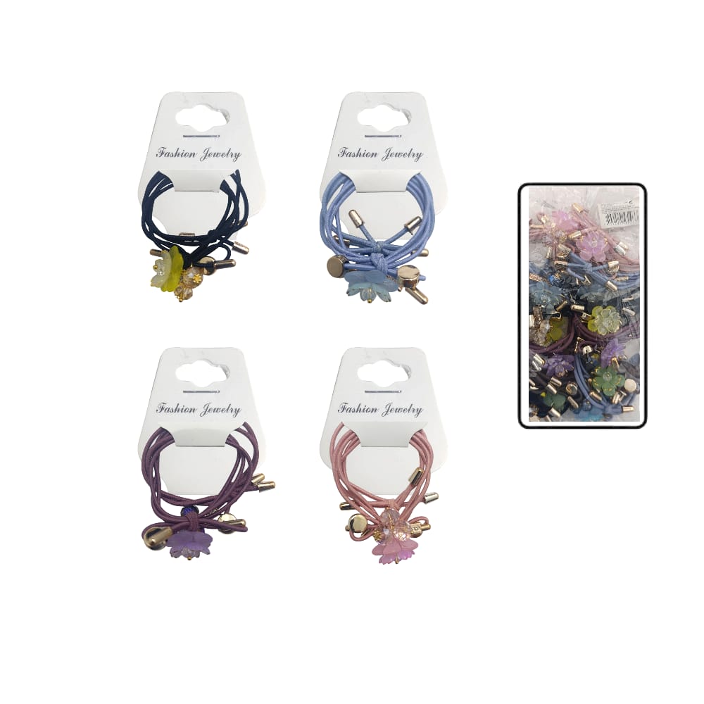 SET DE COLERO LUJO FLOR MATE DK-3207-6 (PQTX12)