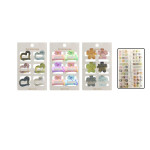 SET DE PIOJITO SURTIDOS COLORES TRASLUCIDOS DK-3214-2 (PQTX12)