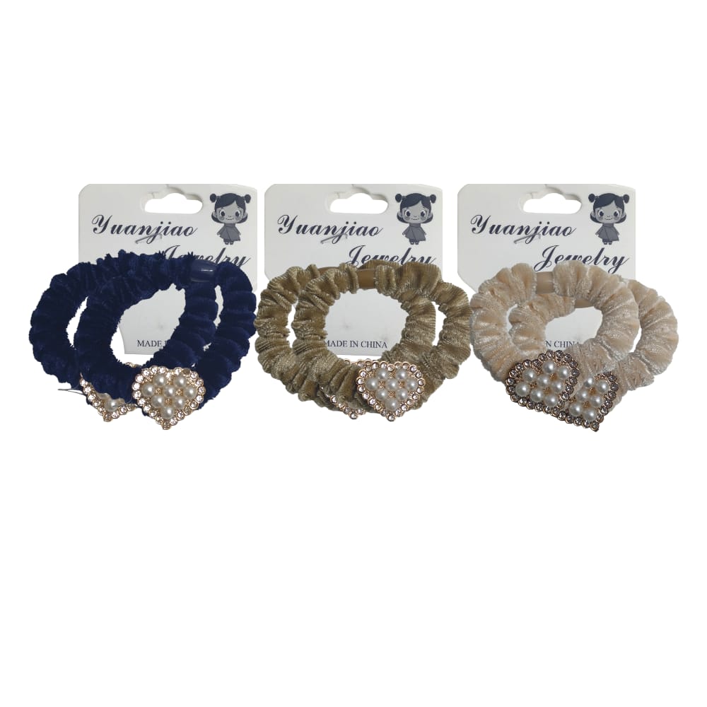 SET DE COLERO APLIQUE LUJO CORAZÓN TONOS TIERRA DK-3258-1 (PQTX12)