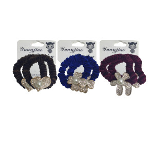 SET DE COLERO APLIQUE LUJO FLOR DK-3262-2