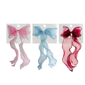 PINZA MOÑO LISTON COLORES DK-3269 (PQTX12)