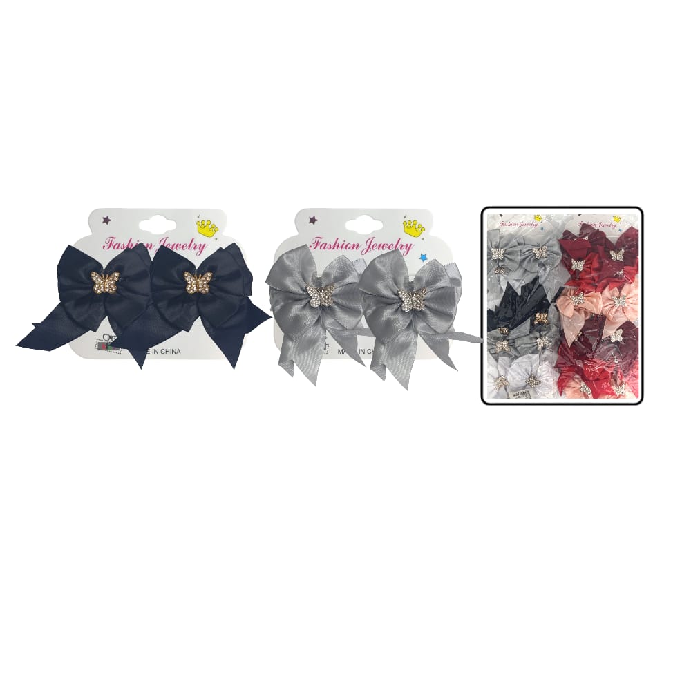 PINZA MOÑO X2 APLIQUE ARIPOSA DK-3277-17 (PQTX12)