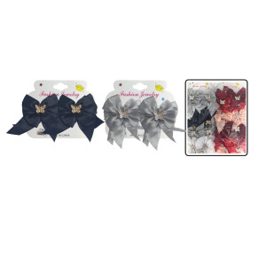 PINZA MOÑO X2 APLIQUE ARIPOSA DK-3277-17 (PQTX12)