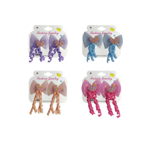 PINZA MOÑO CORAZON X2 DK-3279-2 (PQX12)