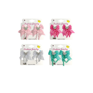 MOÑO PINZA MARIPOSA X2 DK-3279-4 (PQX12)