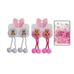 PINZA MOÑO X2 APLIQUE CAPIBARA DK-3290-2