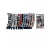 GANCHO BANANA NEGRO PIEDRAS COLORES DK-3322-5 (PQX12)