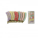 GANCHO BANANA MD COLORES PASTEL DK-3323-1 (PQX12)